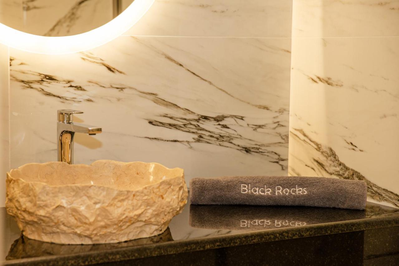 Black Rocks Family, Luxury Seafront Beach Maisonette Agios Gordios  Bagian luar foto