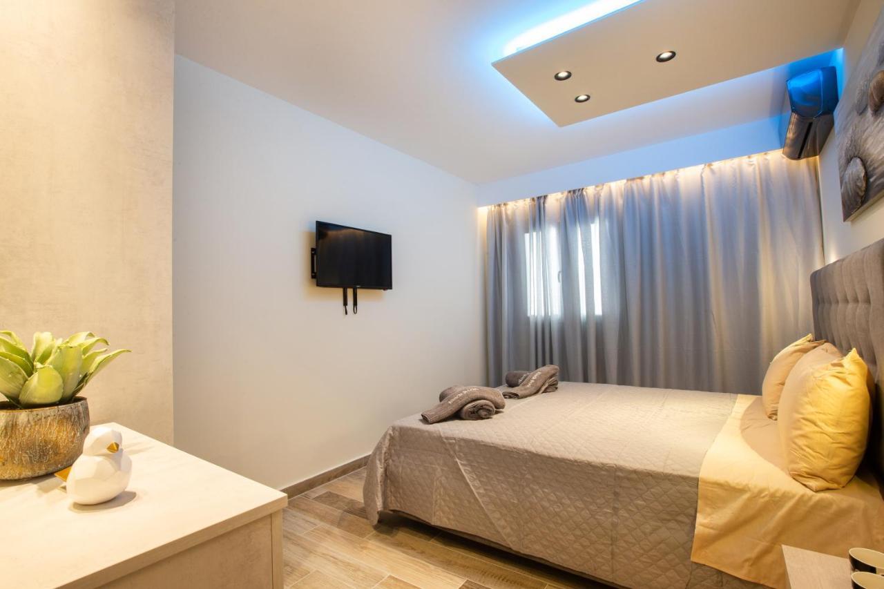 Black Rocks Family, Luxury Seafront Beach Maisonette Agios Gordios  Bagian luar foto